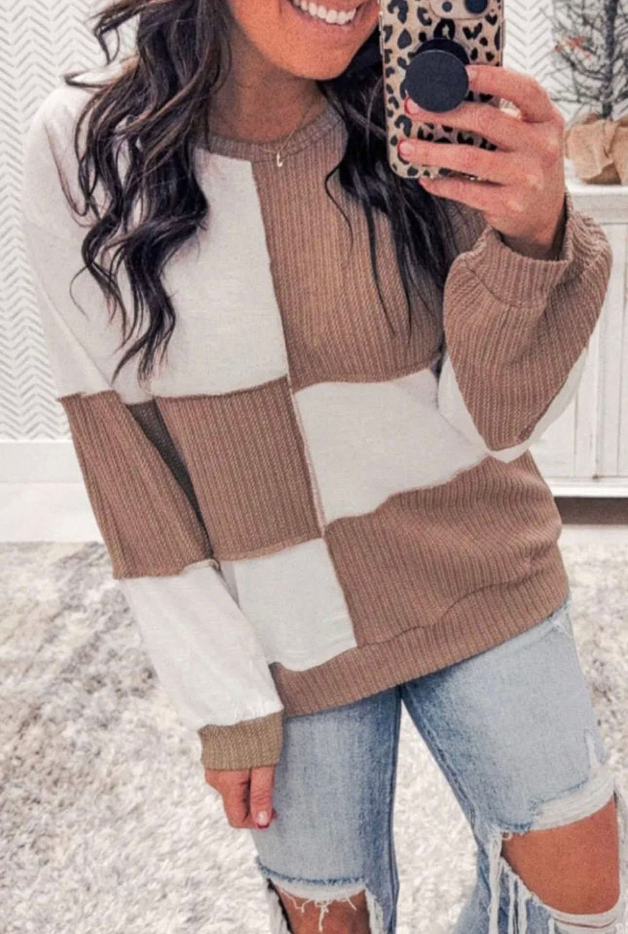 Warm & Woven Top