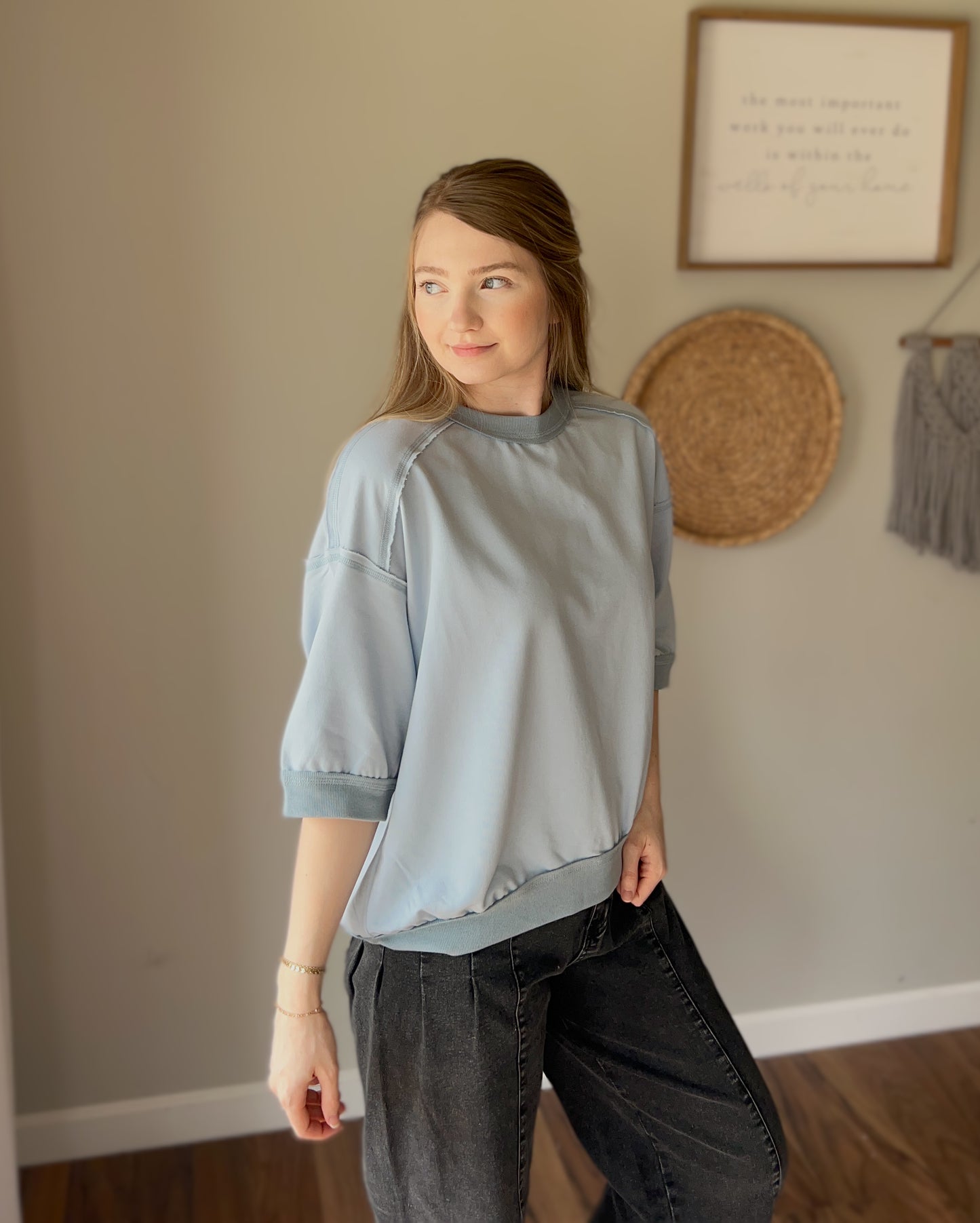 Baylor Blue Top