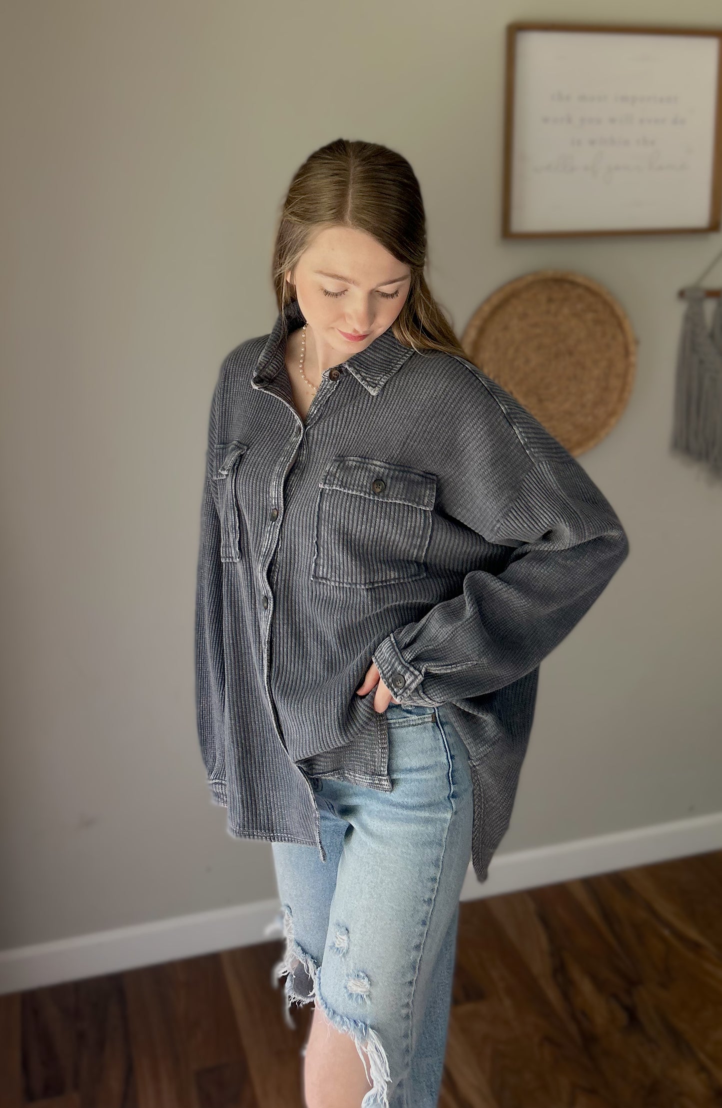 Slate Shacket