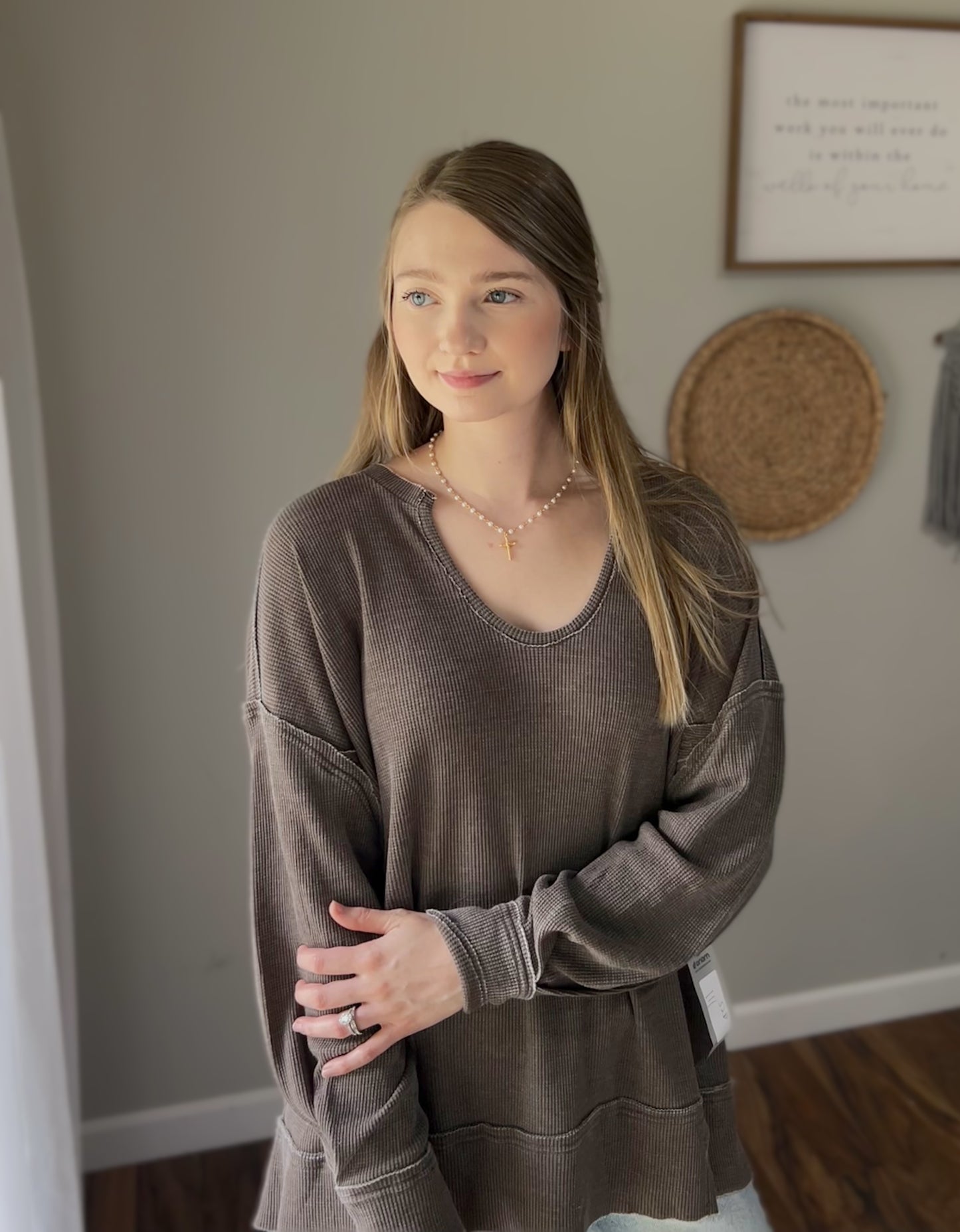 Basic Brown Fall Top