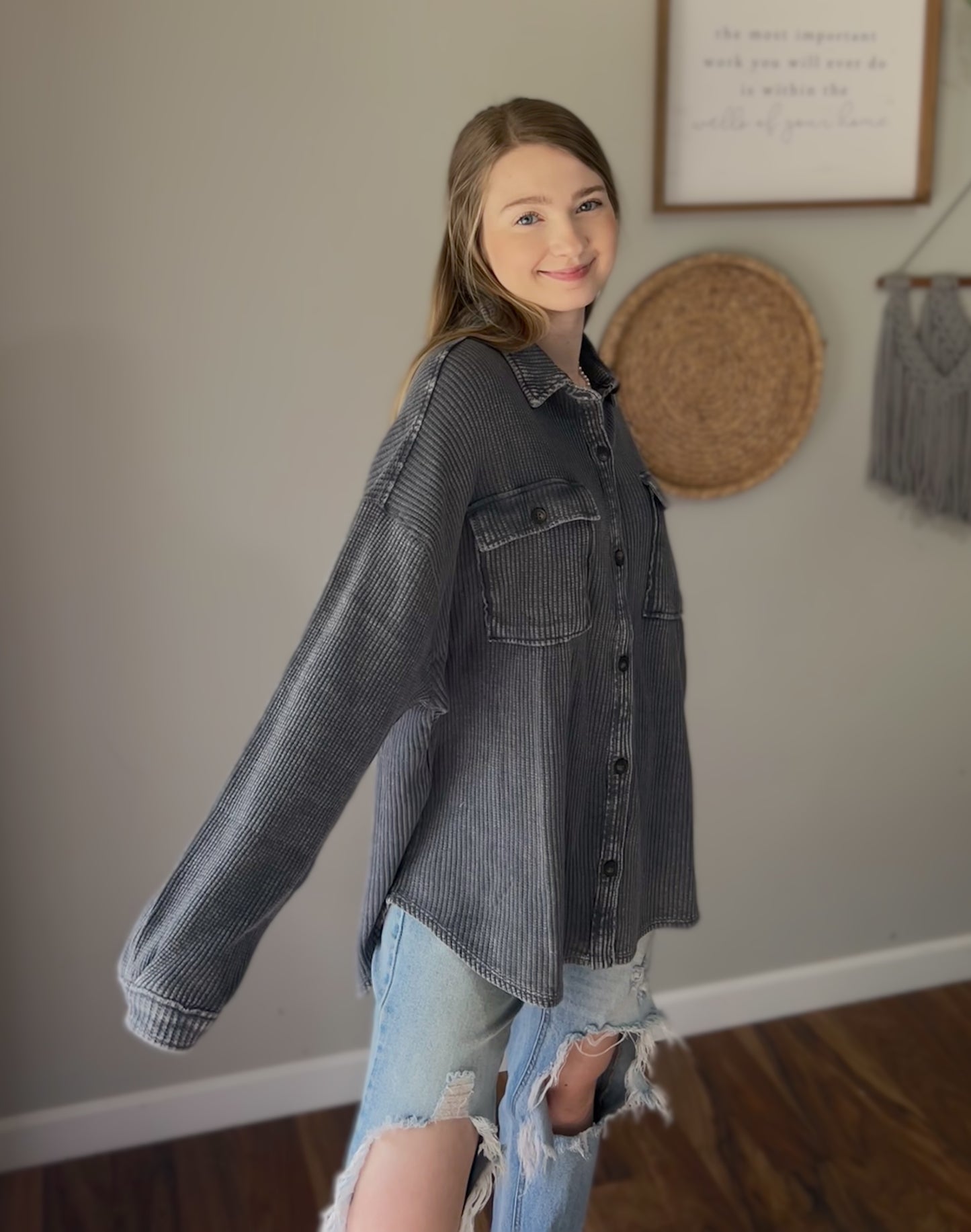Slate Shacket