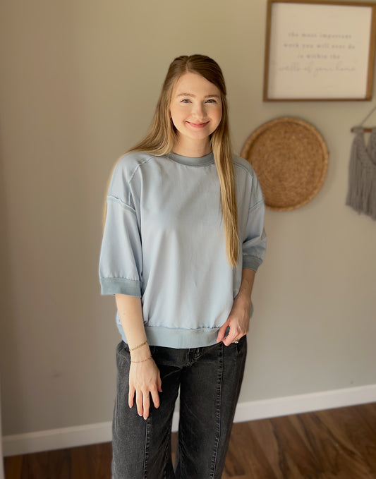 Baylor Blue Top
