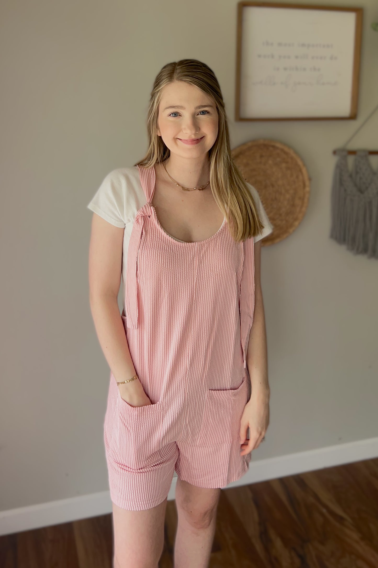 Pink Relaxed Romper