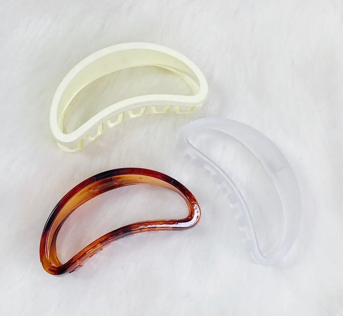 Jelly Shape Hair Claw Clips