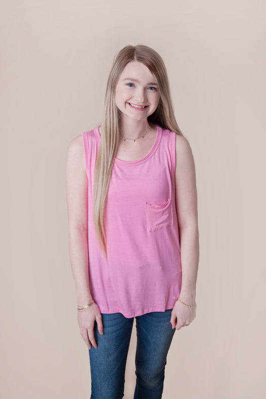 Cruel Summer Tank - Pink
