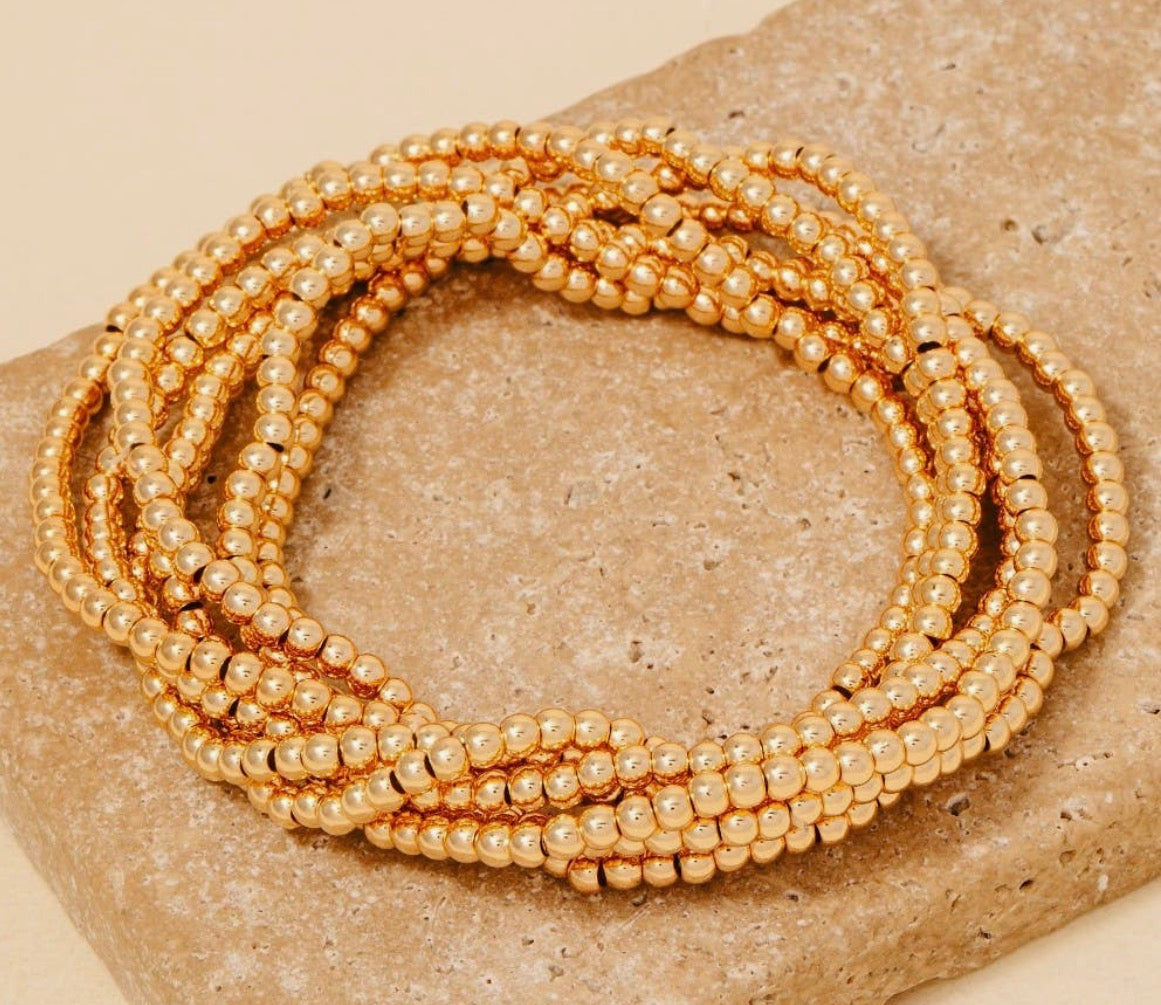 Gold Bracelet Set