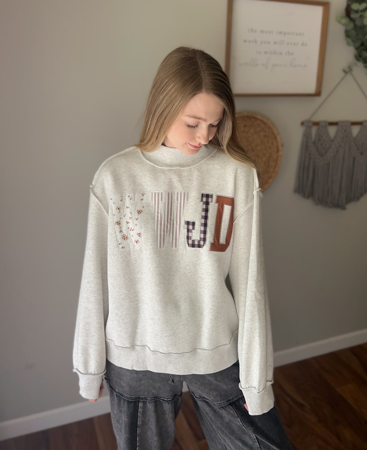 WWJD Mock Neck