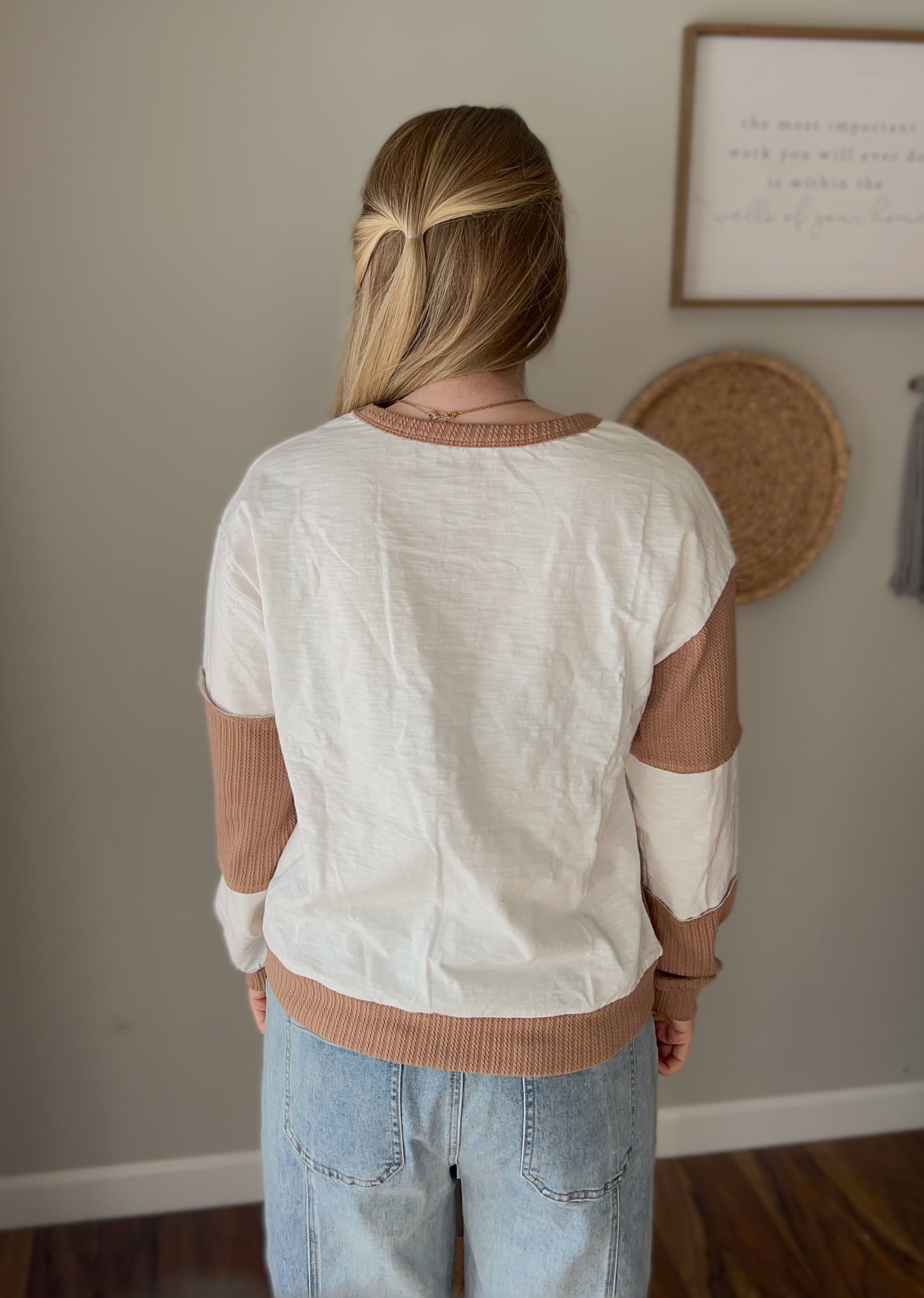 Warm & Woven Top