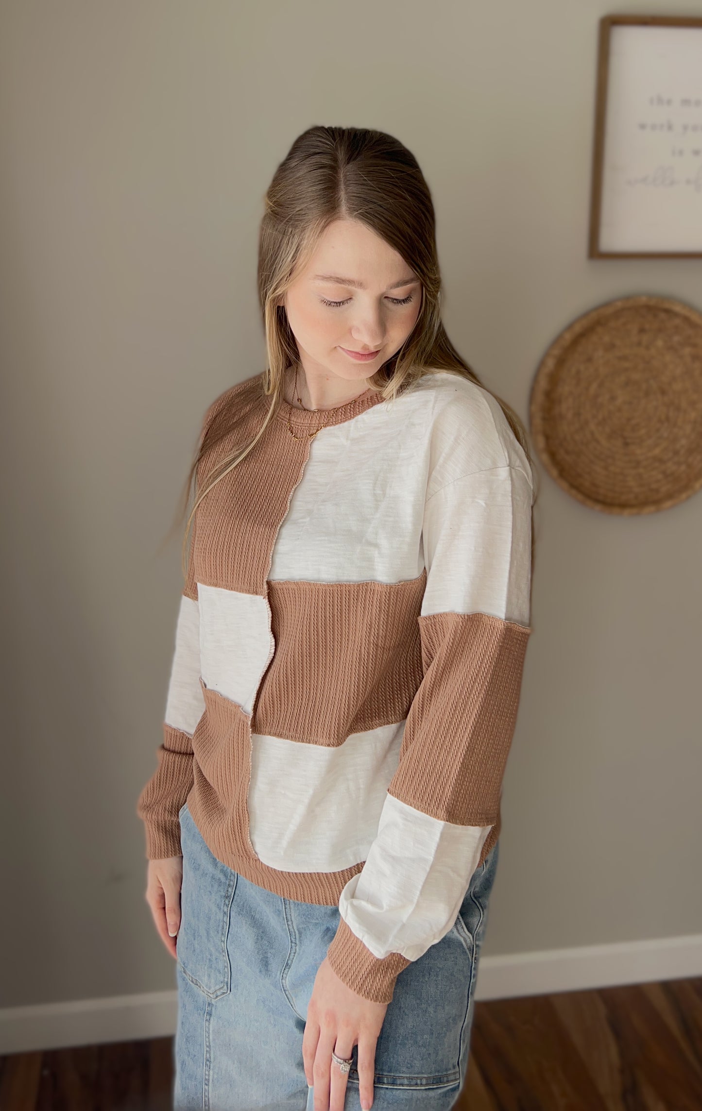 Warm & Woven Top