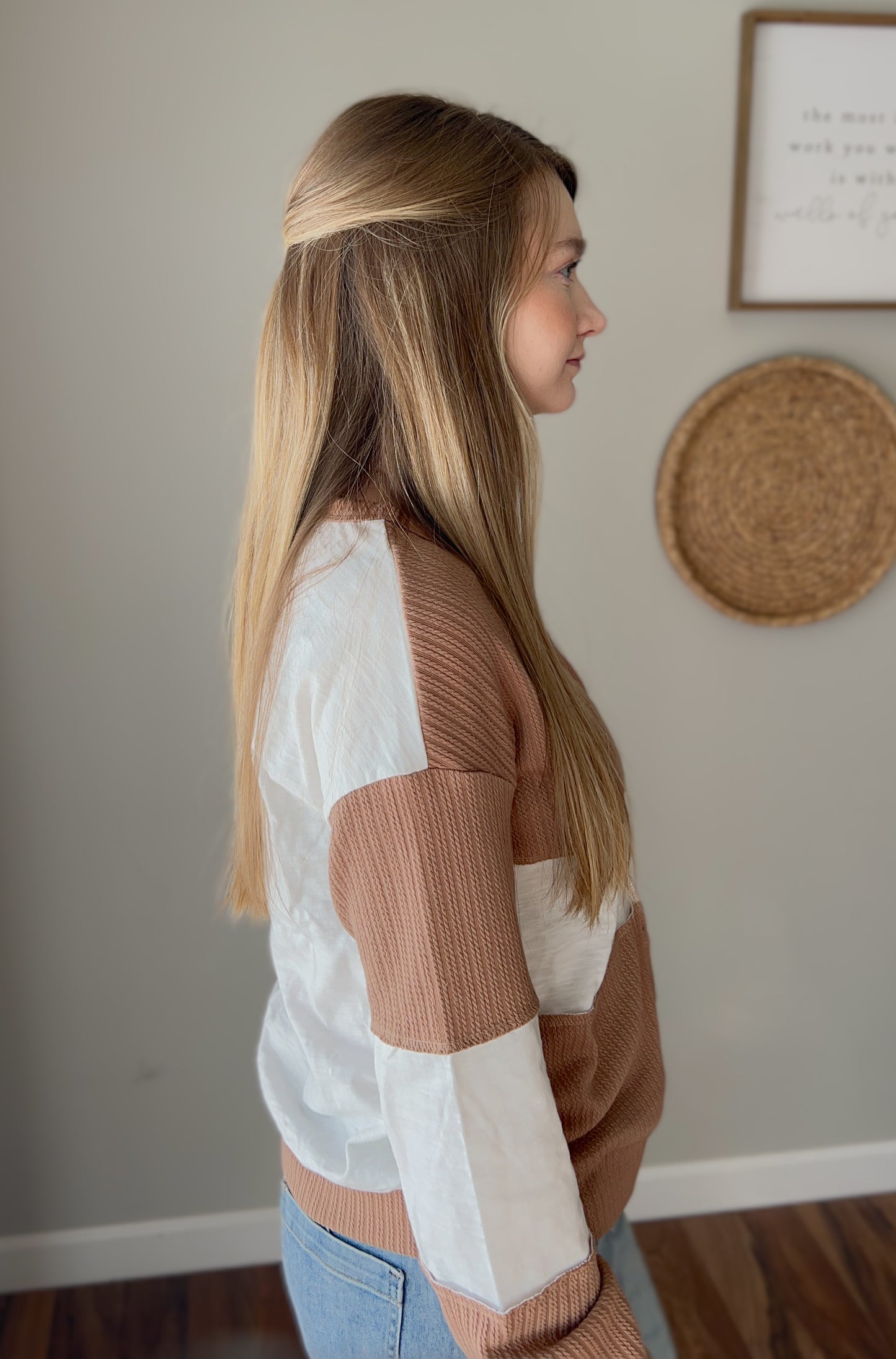 Warm & Woven Top
