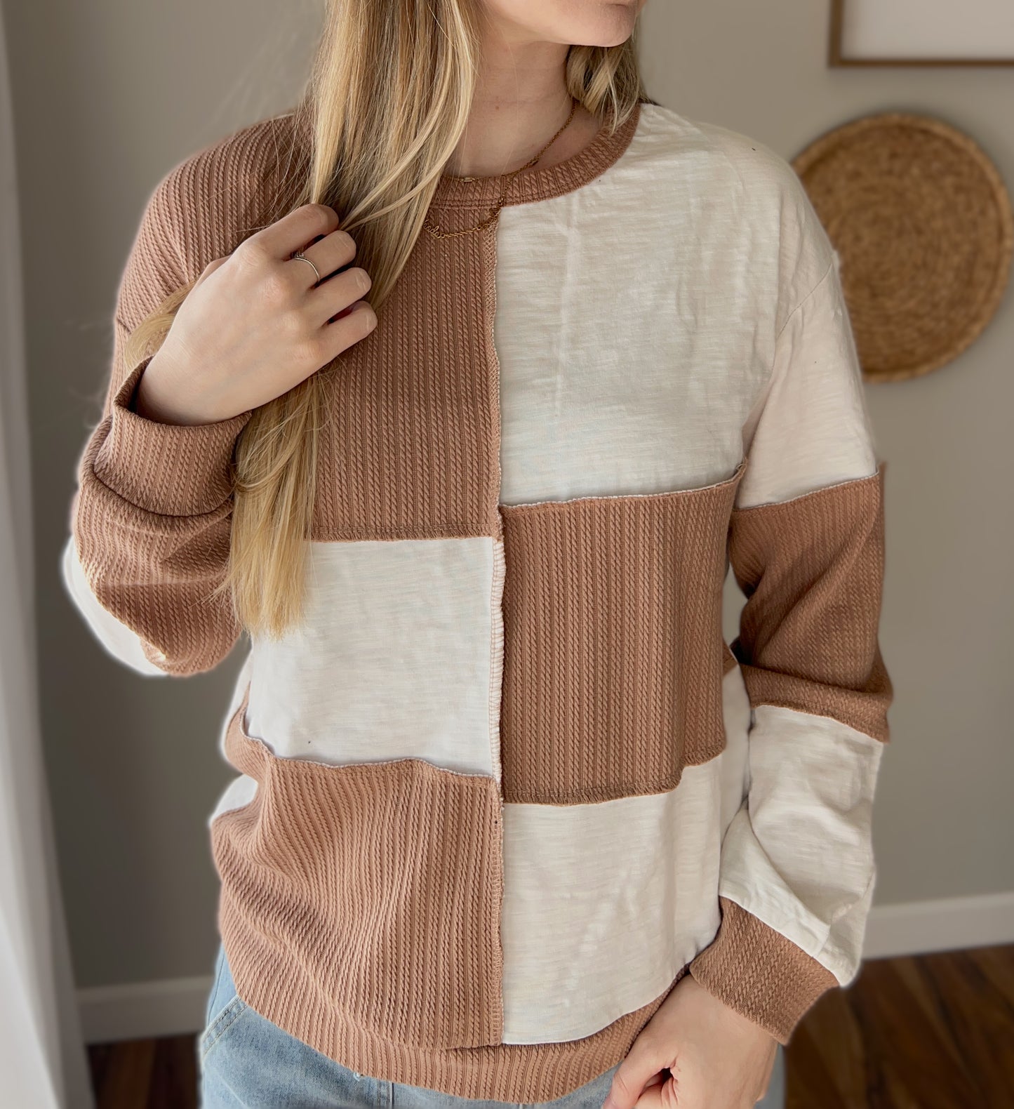 Warm & Woven Top