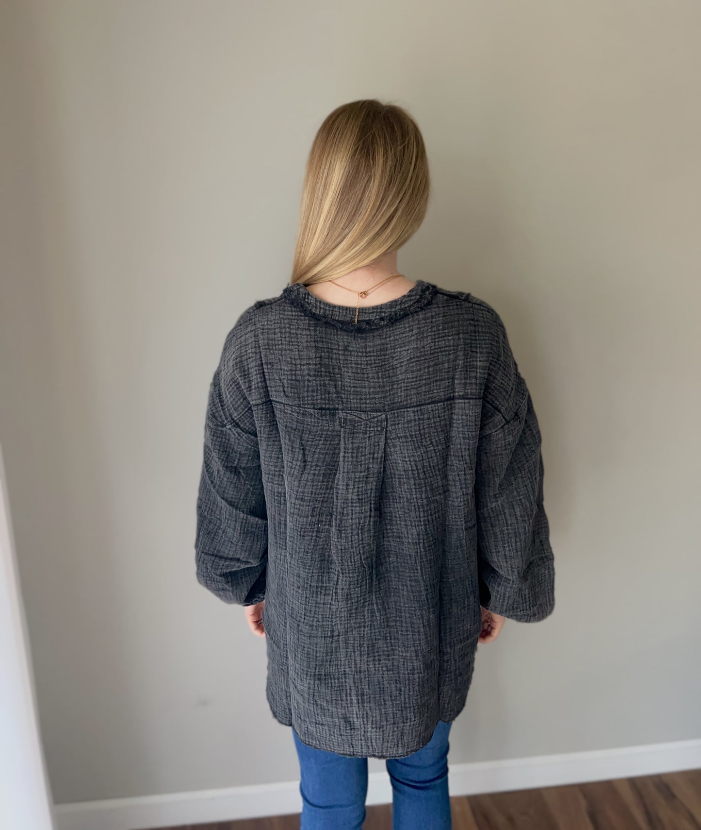 Stonewash Pocket Top
