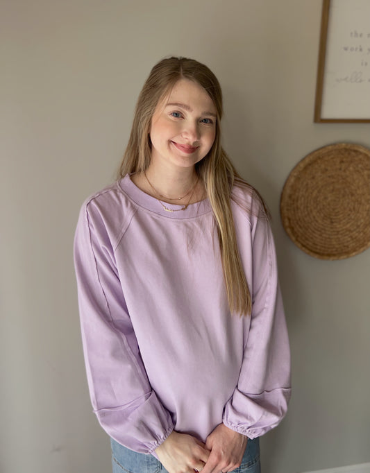 Lavender Lounge Top