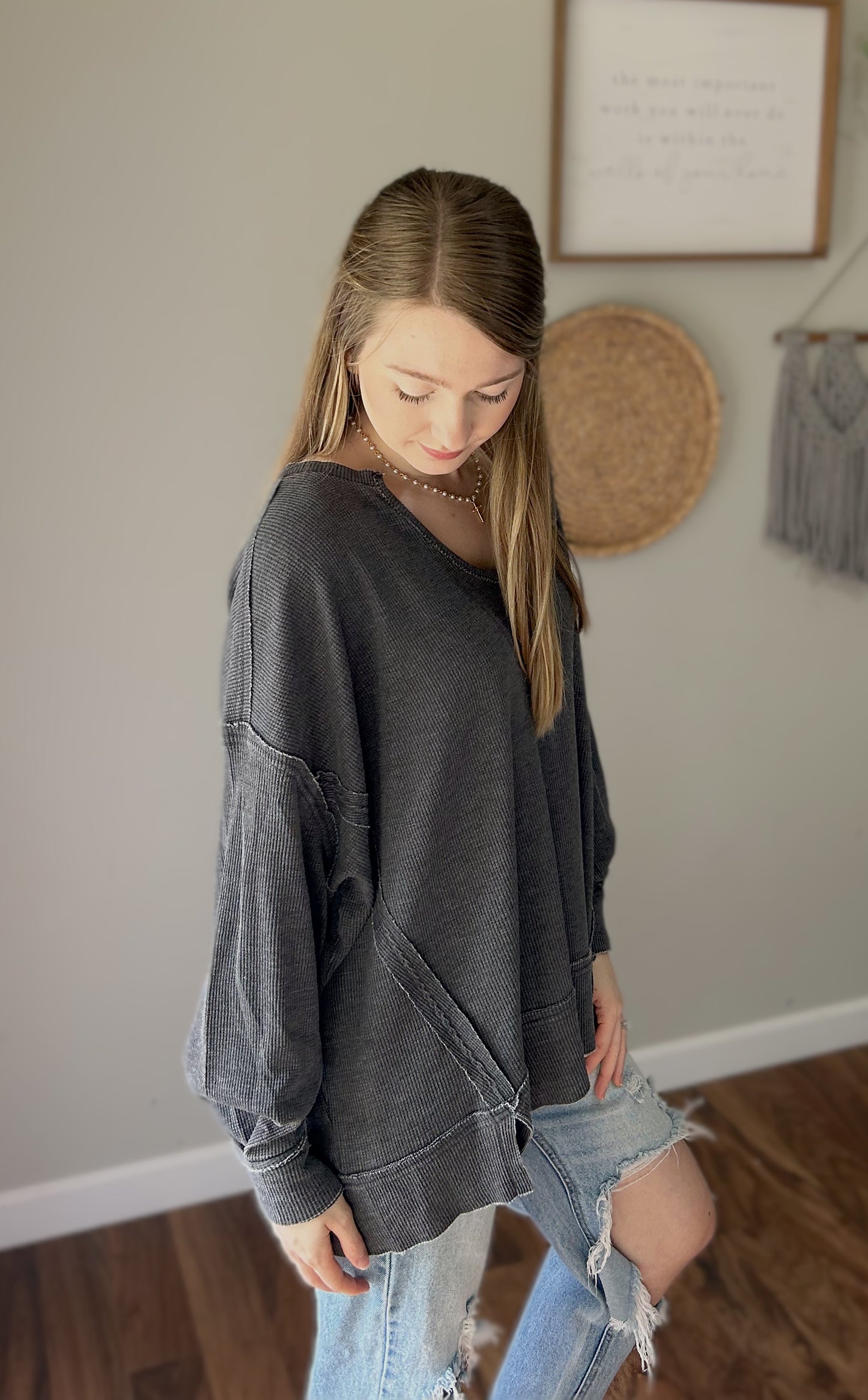 Basic Grey Fall Top