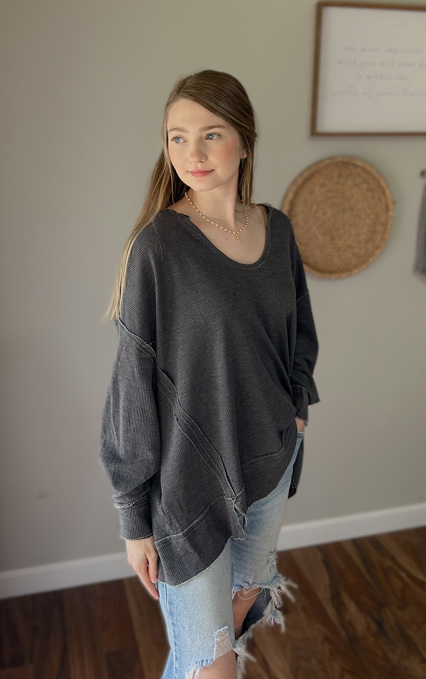 Basic Grey Fall Top
