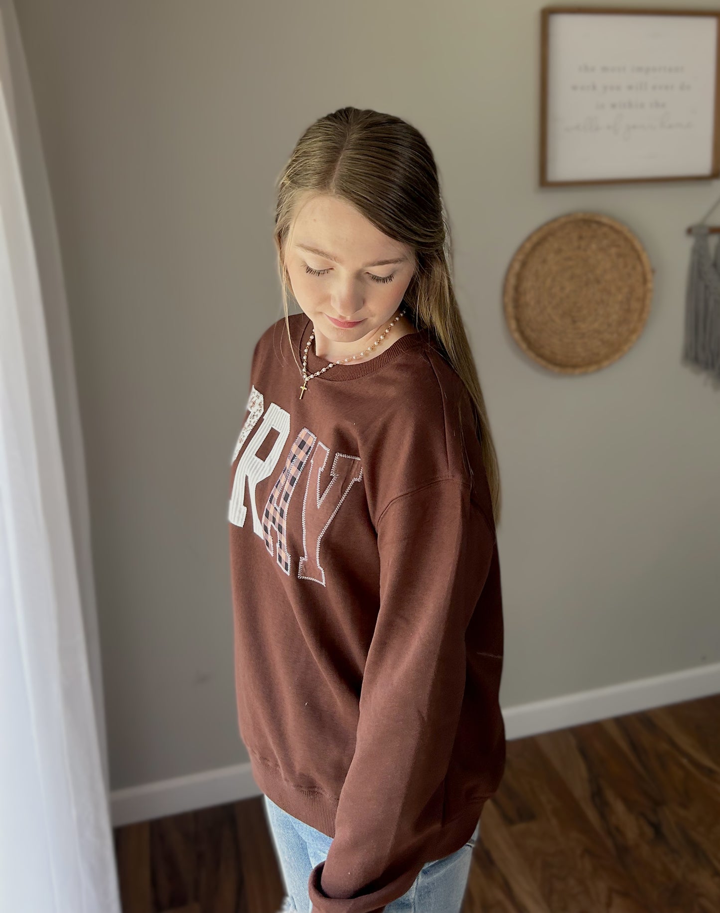 Romans 8:26 Sweatshirt